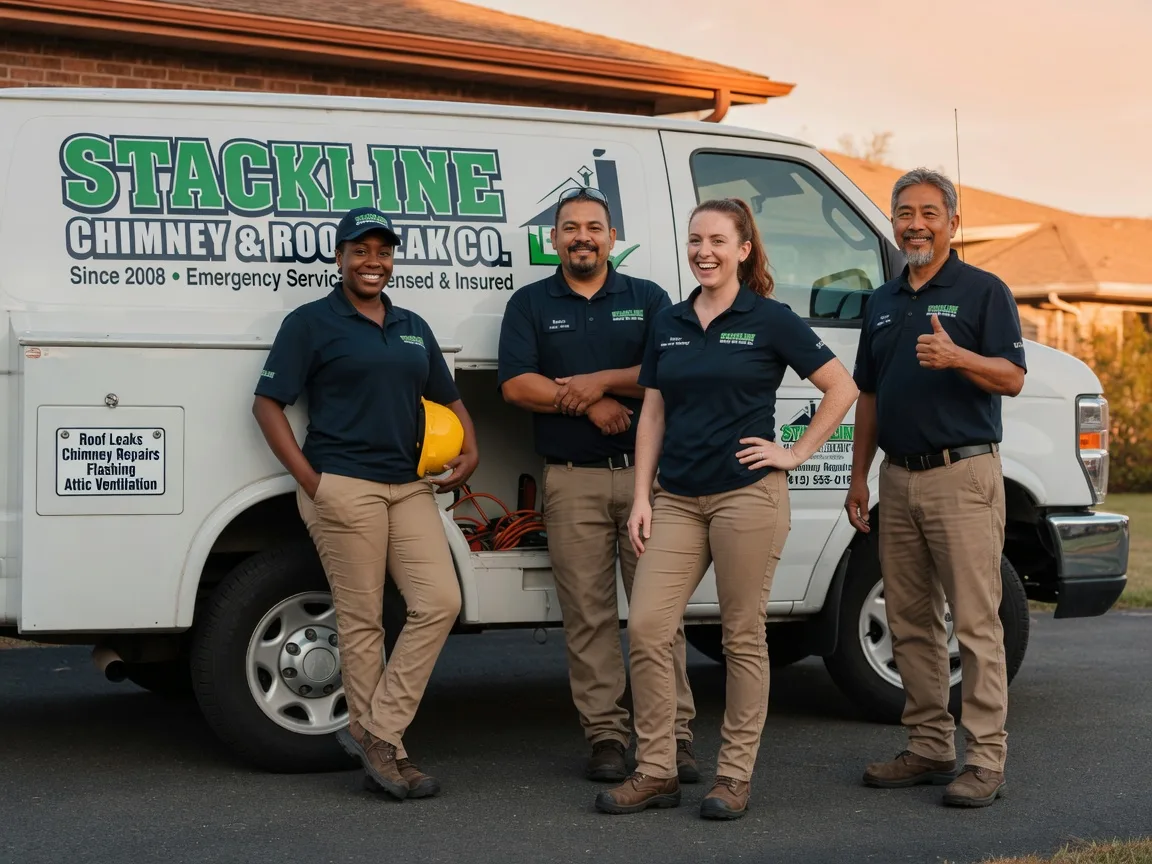 Chimney flashing repair company in Lindale, TX